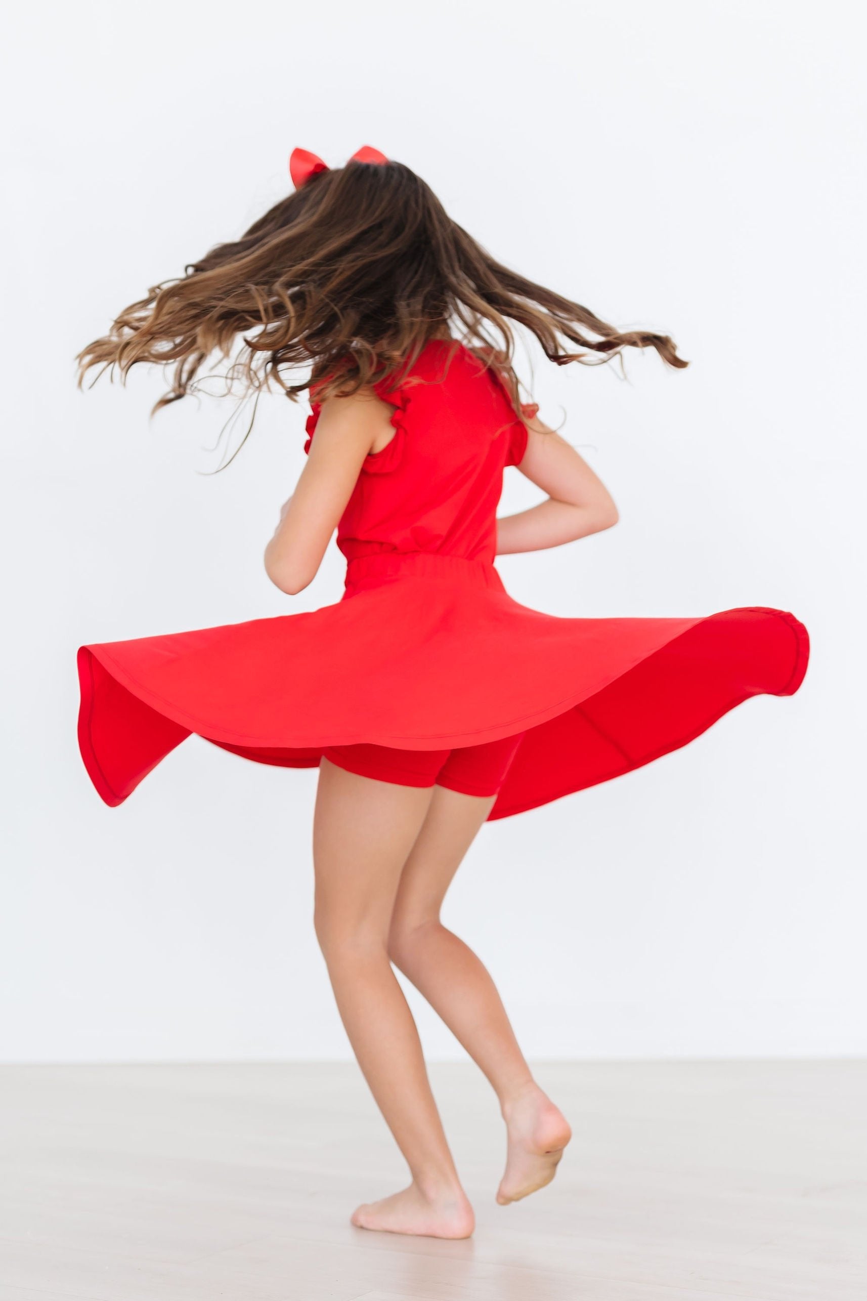 Red Twirl Skort-Mila & Rose ®