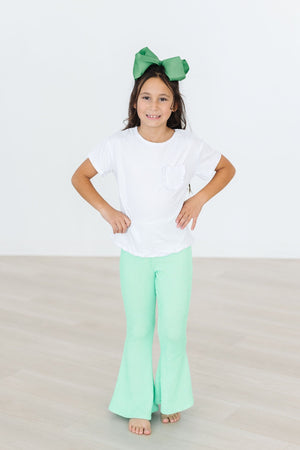 Seafoam Green Scrunchy Bells-Mila & Rose ®