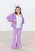 Lilac/Coconut Bow Cozy Cardigan-Mila & Rose ®