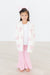 Coconut/Light Pink Heart Cozy Cardigan-Mila & Rose ®