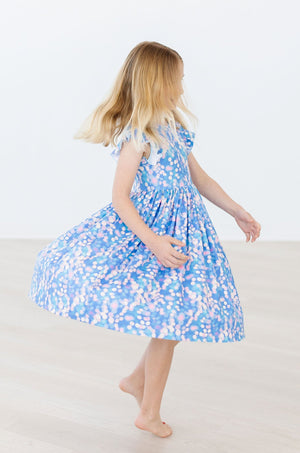 Shimmer & Shine Flutter Sleeve Twirl Dress-Mila & Rose ®