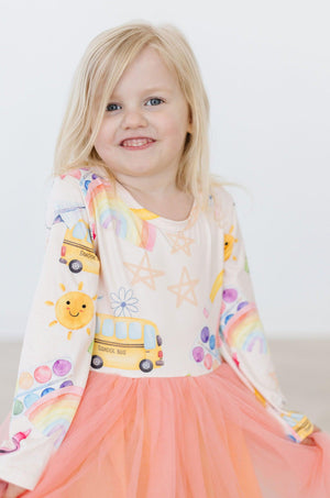 Back to School L/S Tutu Dress-Mila & Rose ®