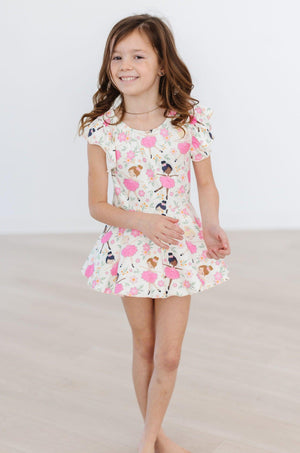 Tiny Dancer S/S Twirl Leotard-Mila & Rose ®