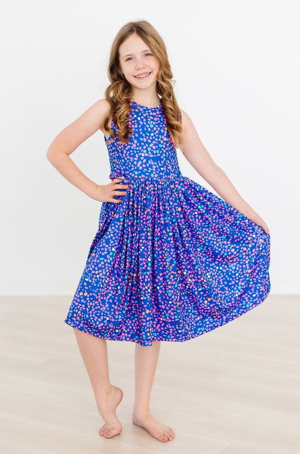 Tank Girls Twirl Dress | Girls Clothing Online - Mila & Rose