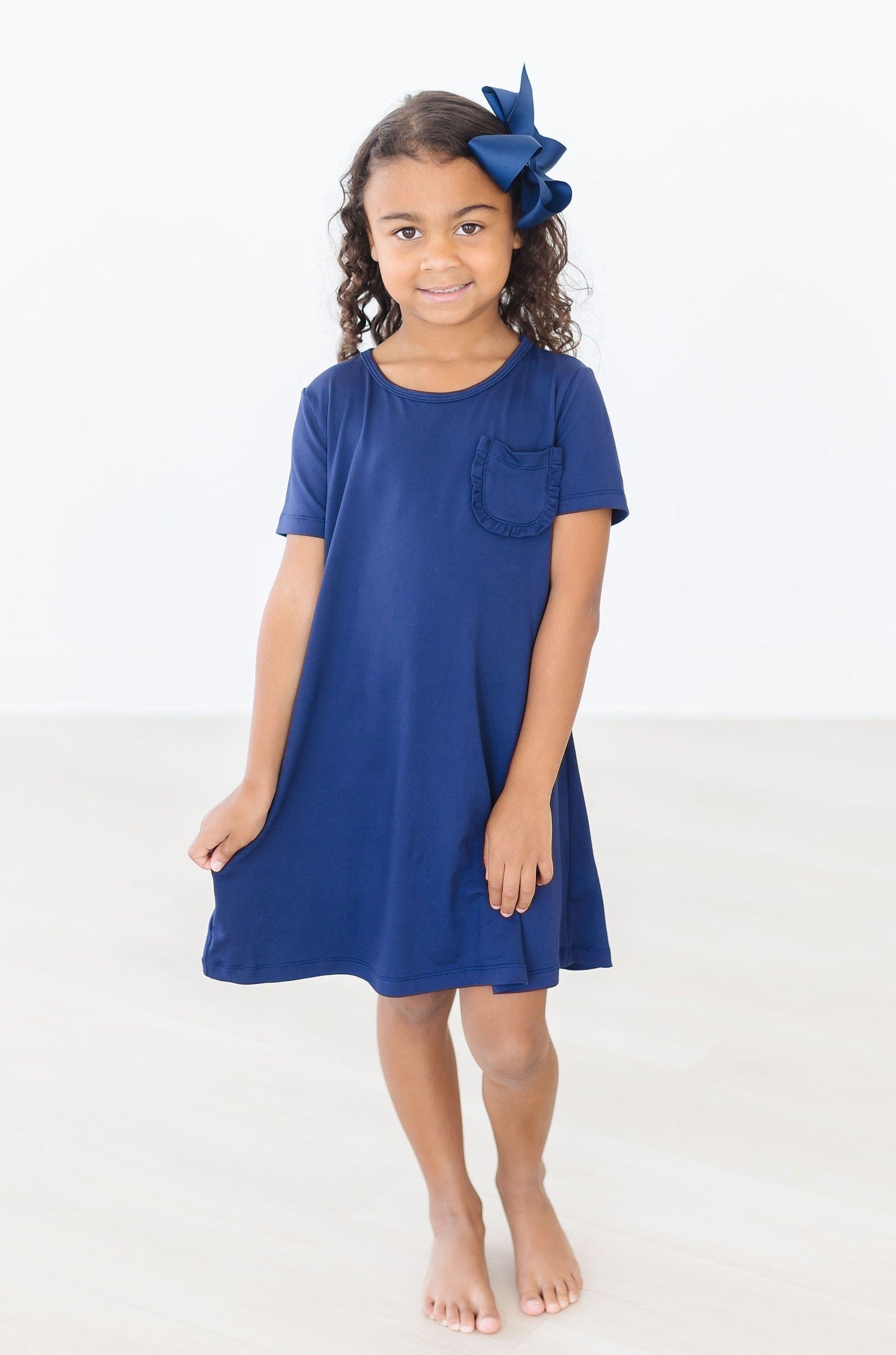 Fashion little girl t shirt dress