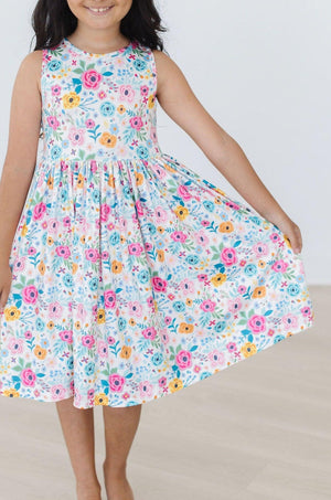 Sunshine Blooms Tank Twirl Dress-Mila & Rose ®