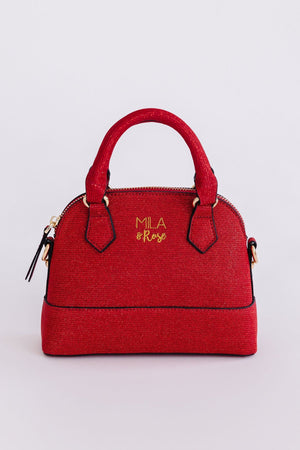 Red Shimmer Girl's Crossbody Purse-Mila & Rose ®