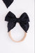 Classic Hair Bow - Black Eyelet-Mila & Rose ®