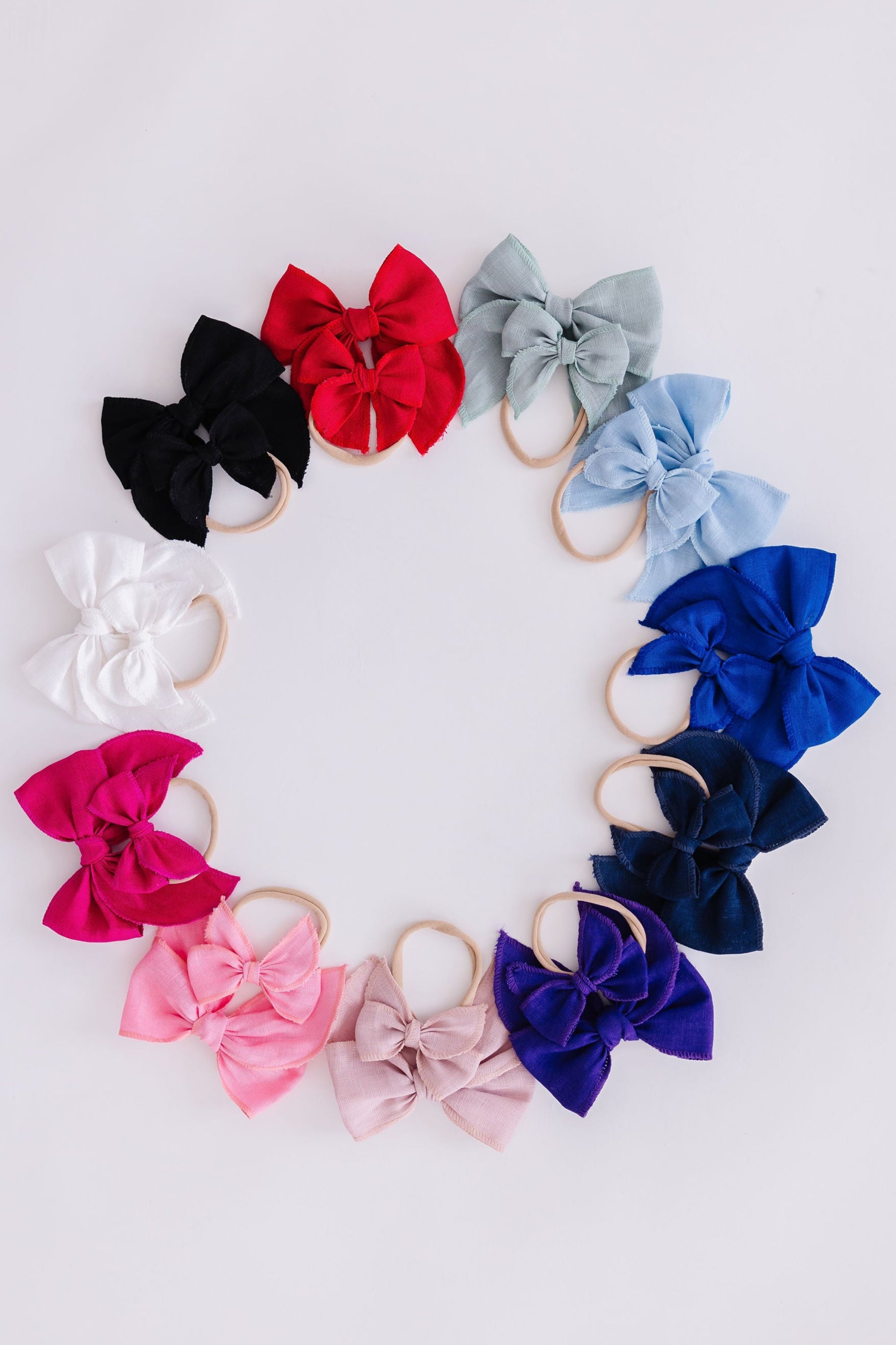 Classic Hair Bow - Fuchsia-Mila & Rose ®