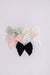 Classic Hair Bow - Black Eyelet-Mila & Rose ®