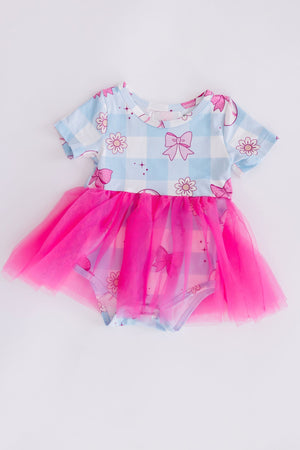 Take Me Out to the Bow Game Tutu Bodysuit-Mila & Rose ®