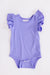 Periwinkle S/S Flutter Bodysuit-Mila & Rose ®