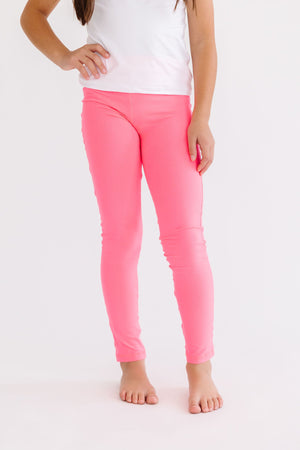 Neon Pink Leggings-Mila & Rose ®