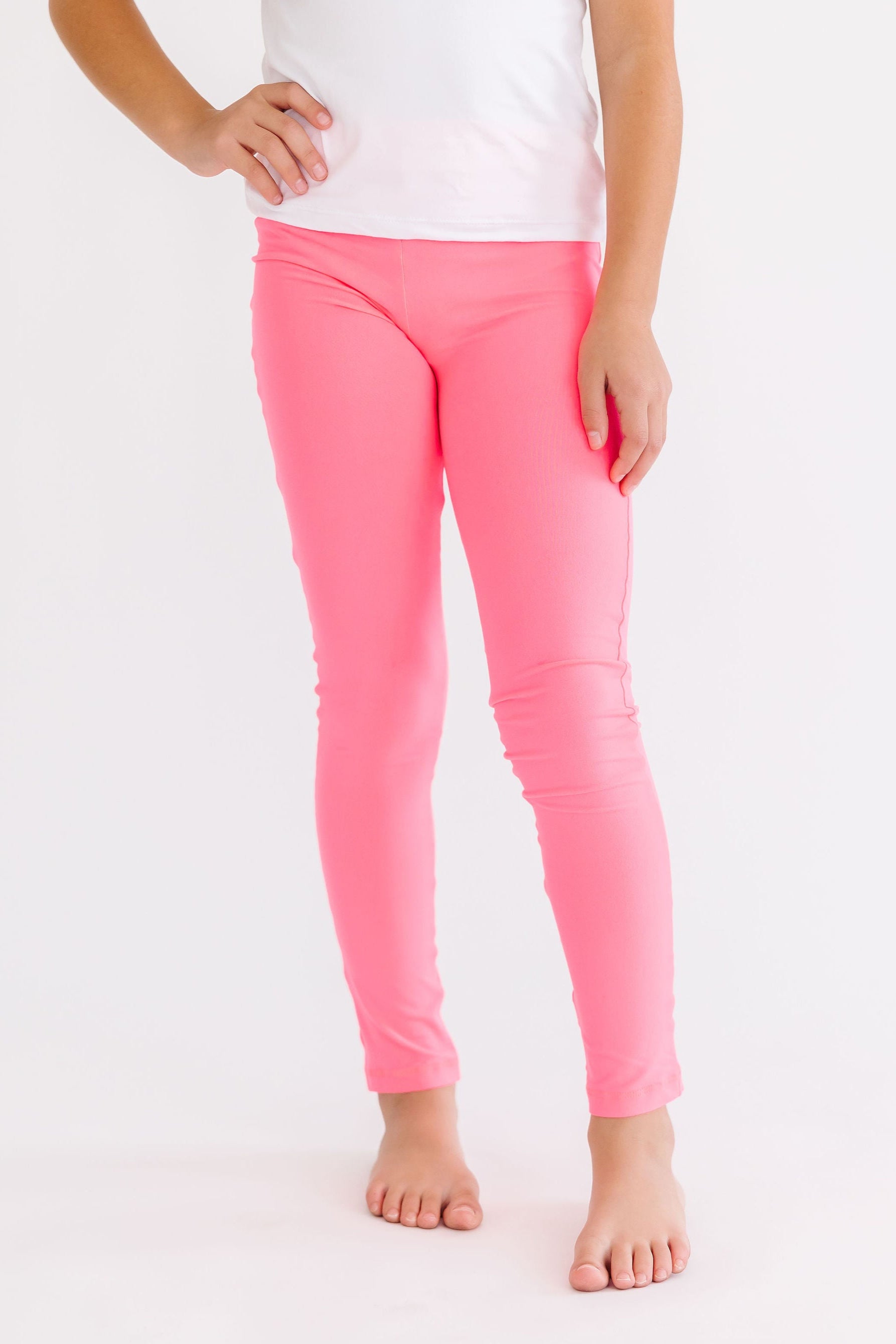 Neon Pink Leggings-Mila & Rose ®