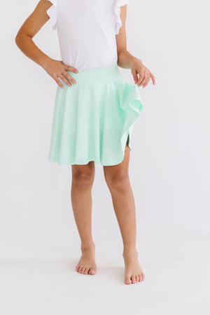 Pastel Green Twirl Skort-Mila & Rose ®