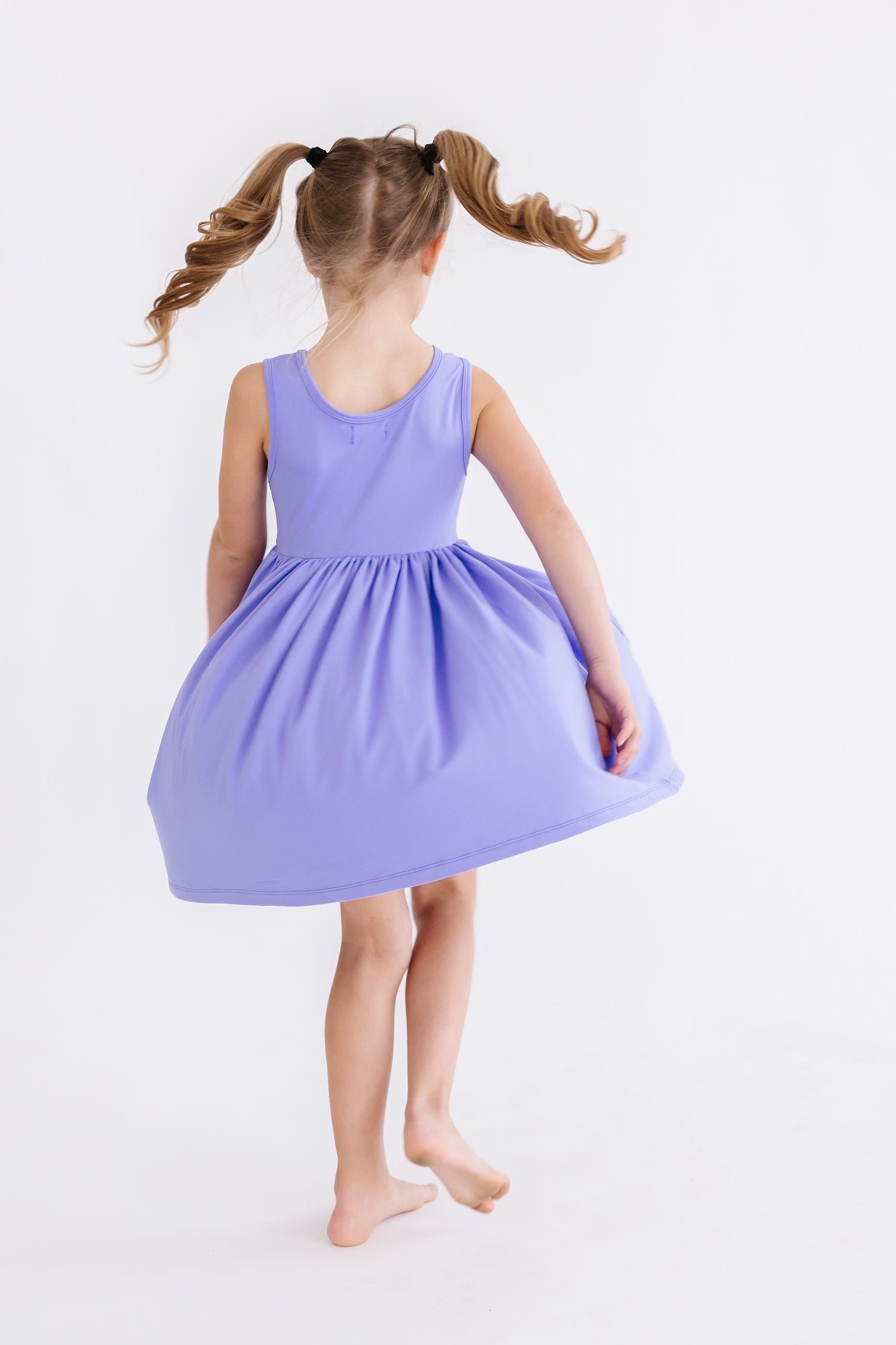 Periwinkle Pocket Tank Twirl Dress-Mila & Rose ®