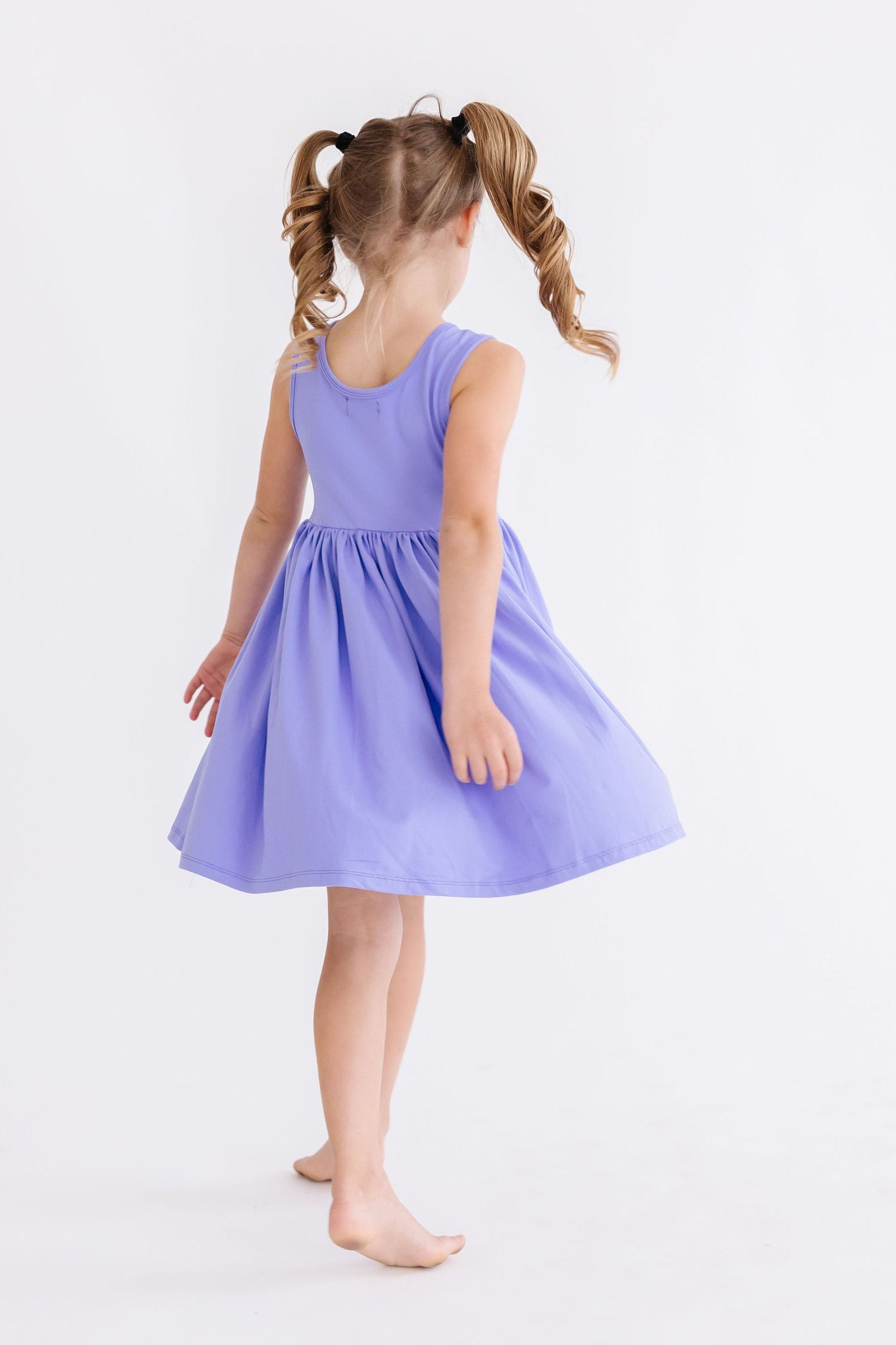 Periwinkle Pocket Tank Twirl Dress-Mila & Rose ®