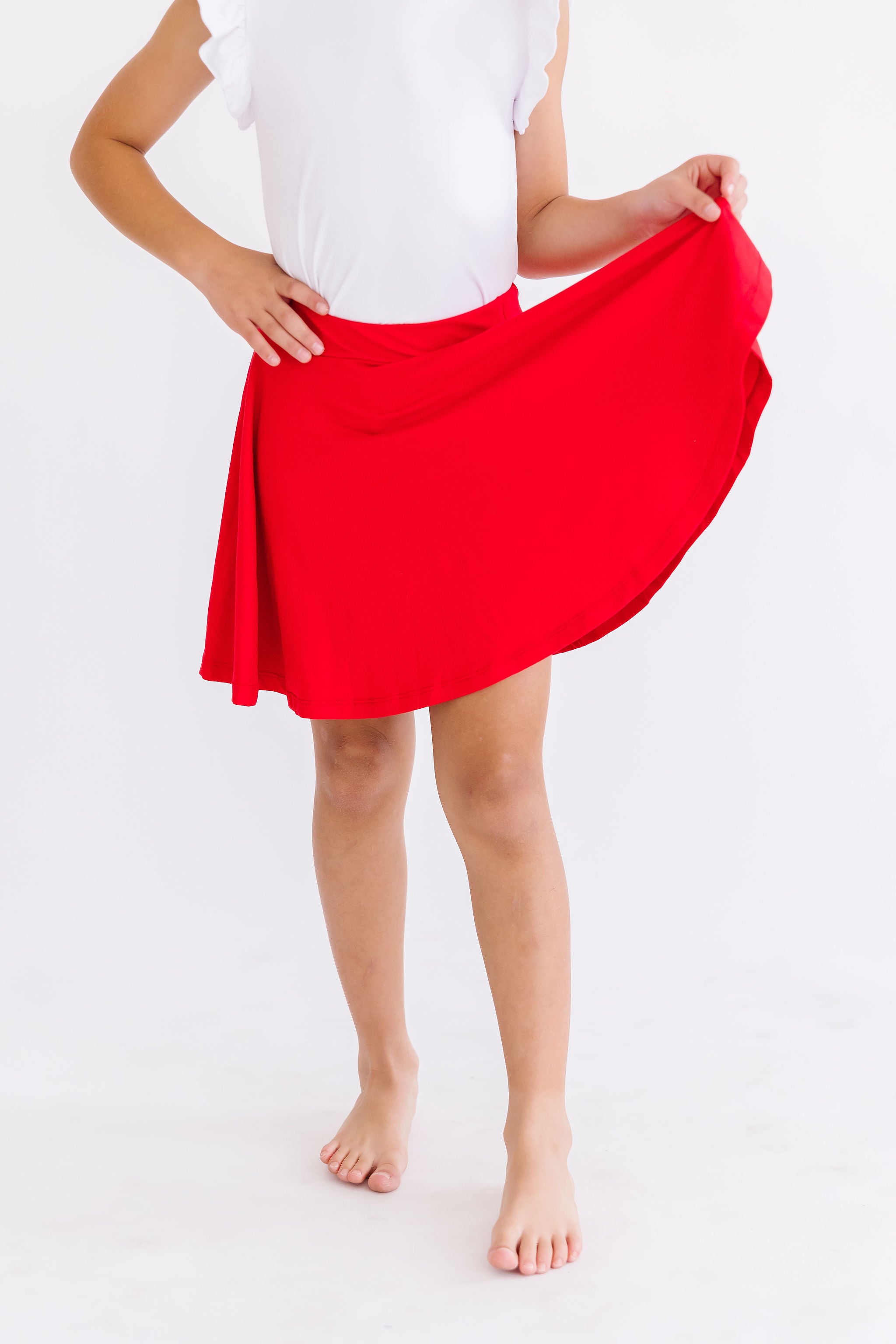 Red Twirl Skort-Mila & Rose ®