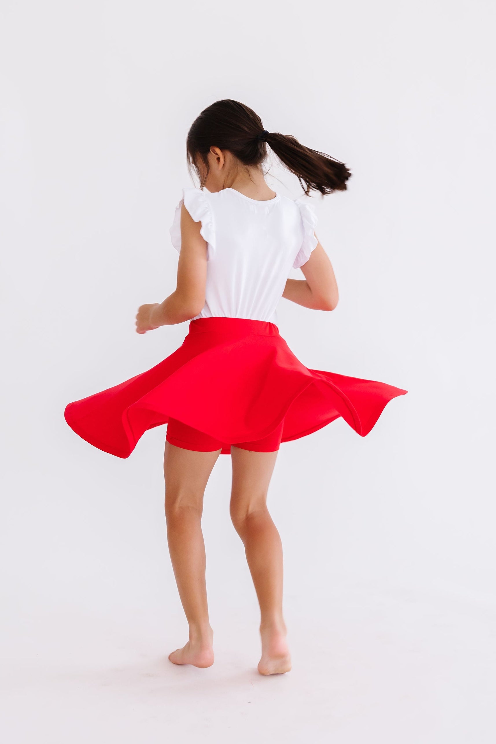 Red Twirl Skort-Mila & Rose ®