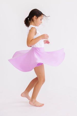 Bright Lilac Twirl Skort-Mila & Rose ®