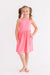 Neon Pink Tank Pocket Twirl Dress-Mila & Rose ®