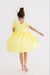 Yellow S/S Pocket Twirl Dress-Mila & Rose ®