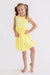 Yellow Tank Pocket Twirl Dress-Mila & Rose ®