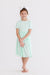 Pastel Green S/S Pocket Twirl Dress-Mila & Rose ®