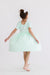 Pastel Green S/S Pocket Twirl Dress-Mila & Rose ®