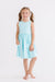 Aqua Tank Pocket Twirl Dress-Mila & Rose ®