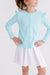 Aqua Ruffle Cardigan-Mila & Rose ®