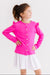 Hot Pink Ruffle Cardigan-Mila & Rose ®