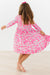 Love Letters 3/4 Sleeve Pocket Twirl Dress-Mila & Rose ®