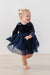 Light Navy Velvet Tutu Dress-Mila & Rose ®