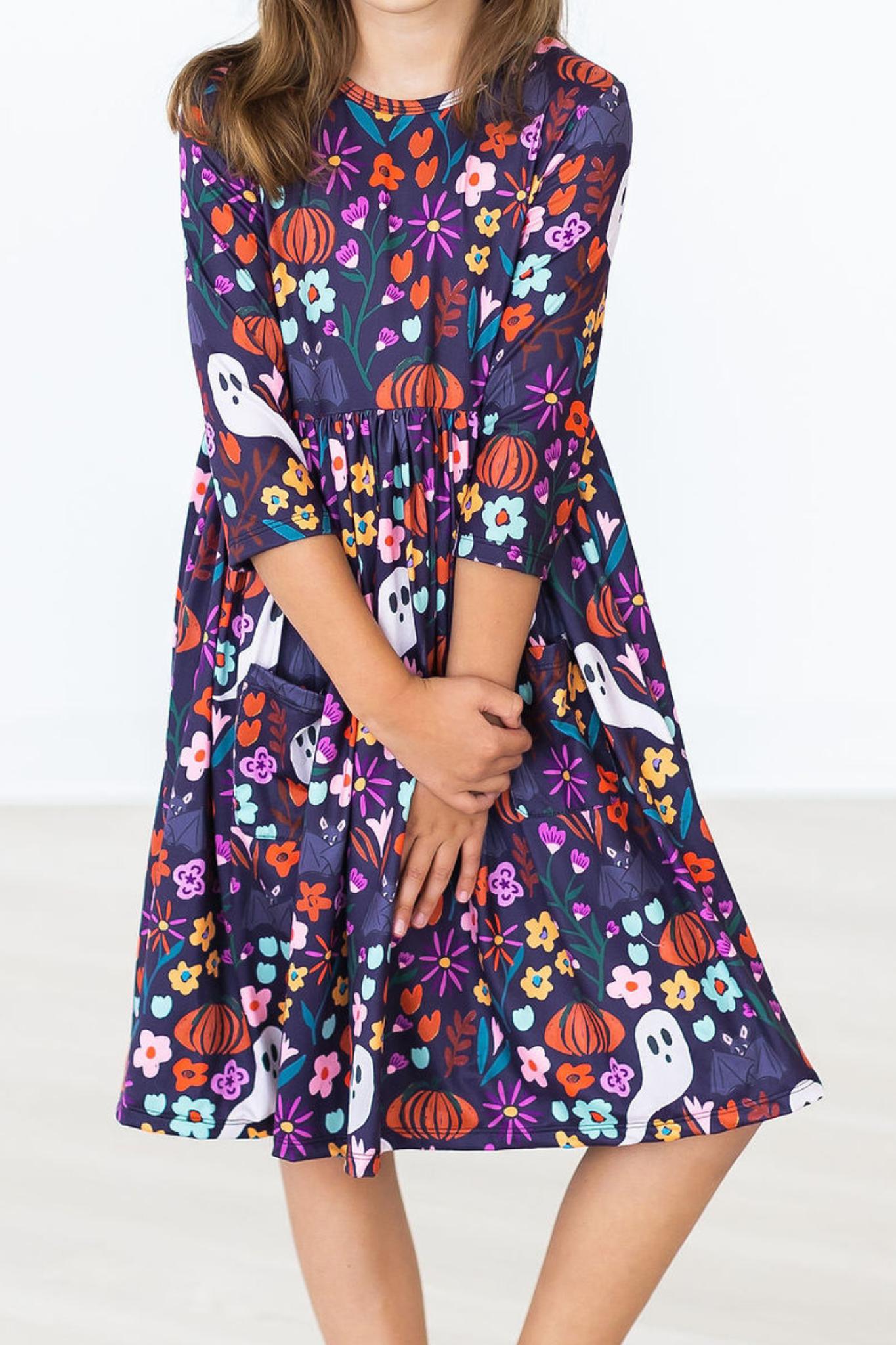 Monster Mash Pocket Twirl Dress - Mila & Rose ®