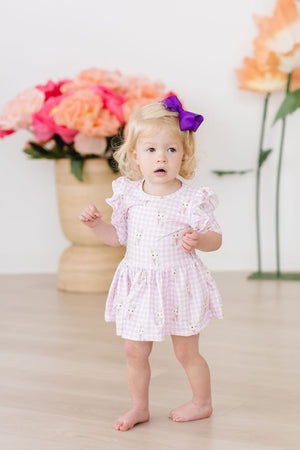 Baby Bunnies 3/4 Sleeve Flutter Twirl Bodysuit-Mila & Rose ®