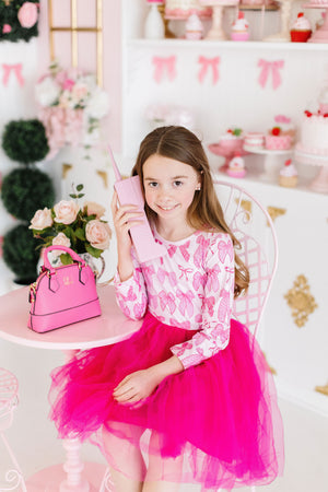 Pretty in Pink L/S Tutu Dress-Mila & Rose ®