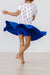 Royal Blue Twirl Skort-Mila & Rose ®