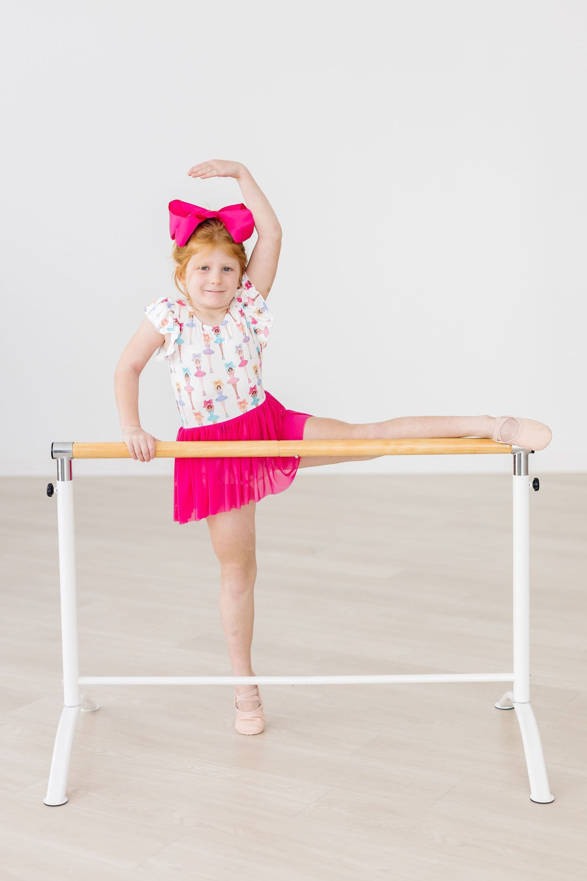 Ballerina Bows S/S Twirl Leotard-Mila & Rose ®