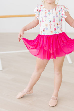 Ballerina Bows S/S Twirl Leotard-Mila & Rose ®