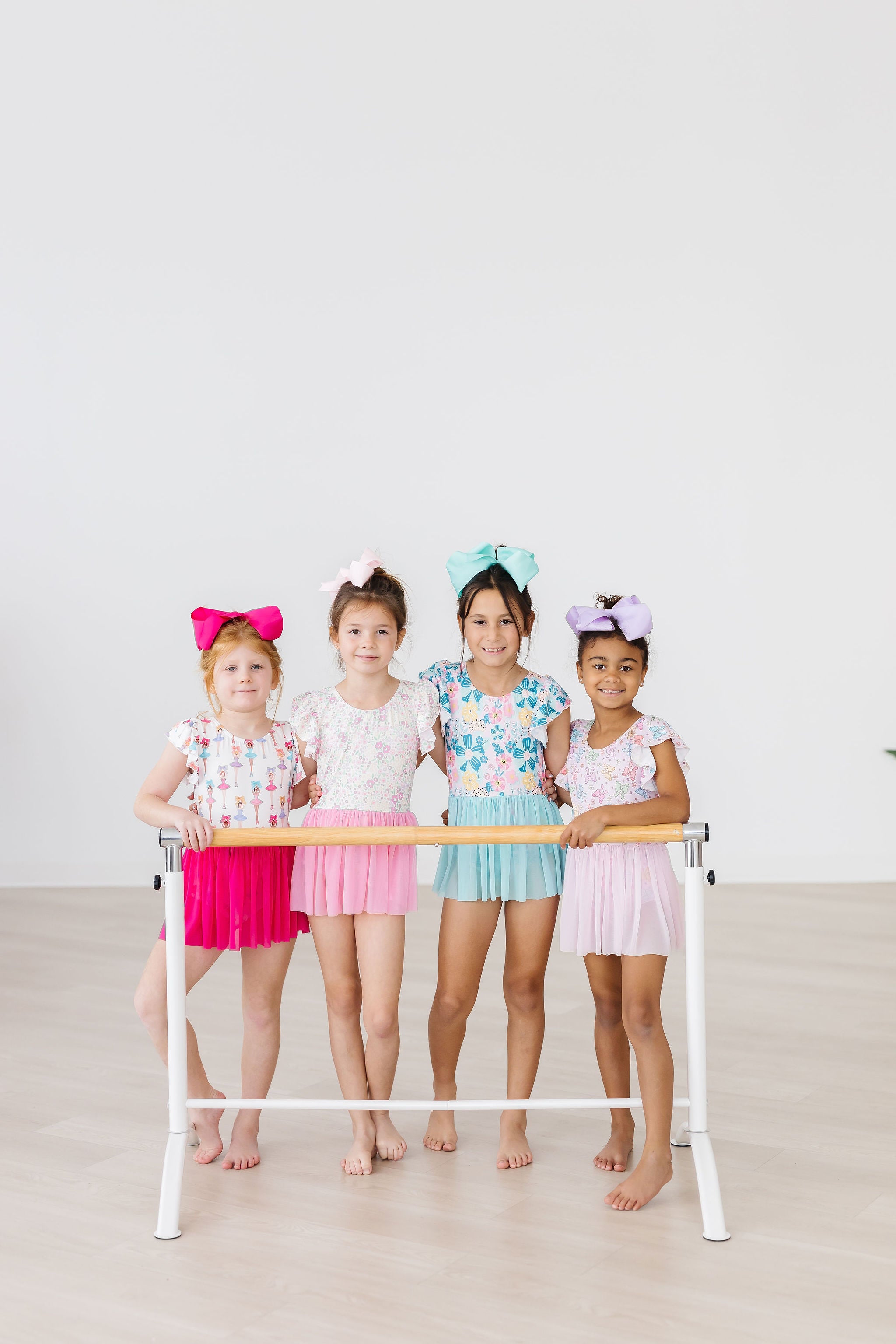 Ballerina Bows S/S Twirl Leotard-Mila & Rose ®