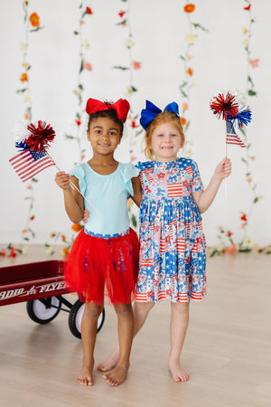 Patriotic Patchwork Tutu Shorts-Mila & Rose ®