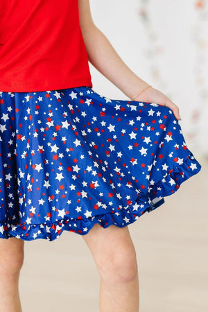 Star Bright Ruffle Twirl Skort-Mila & Rose ®