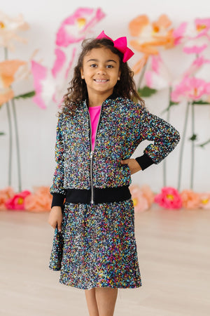 Confetti Sequin Jacket-Mila & Rose ®