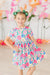 Wildflower Wishes S/S Pocket Twirl Dress-Mila & Rose ®