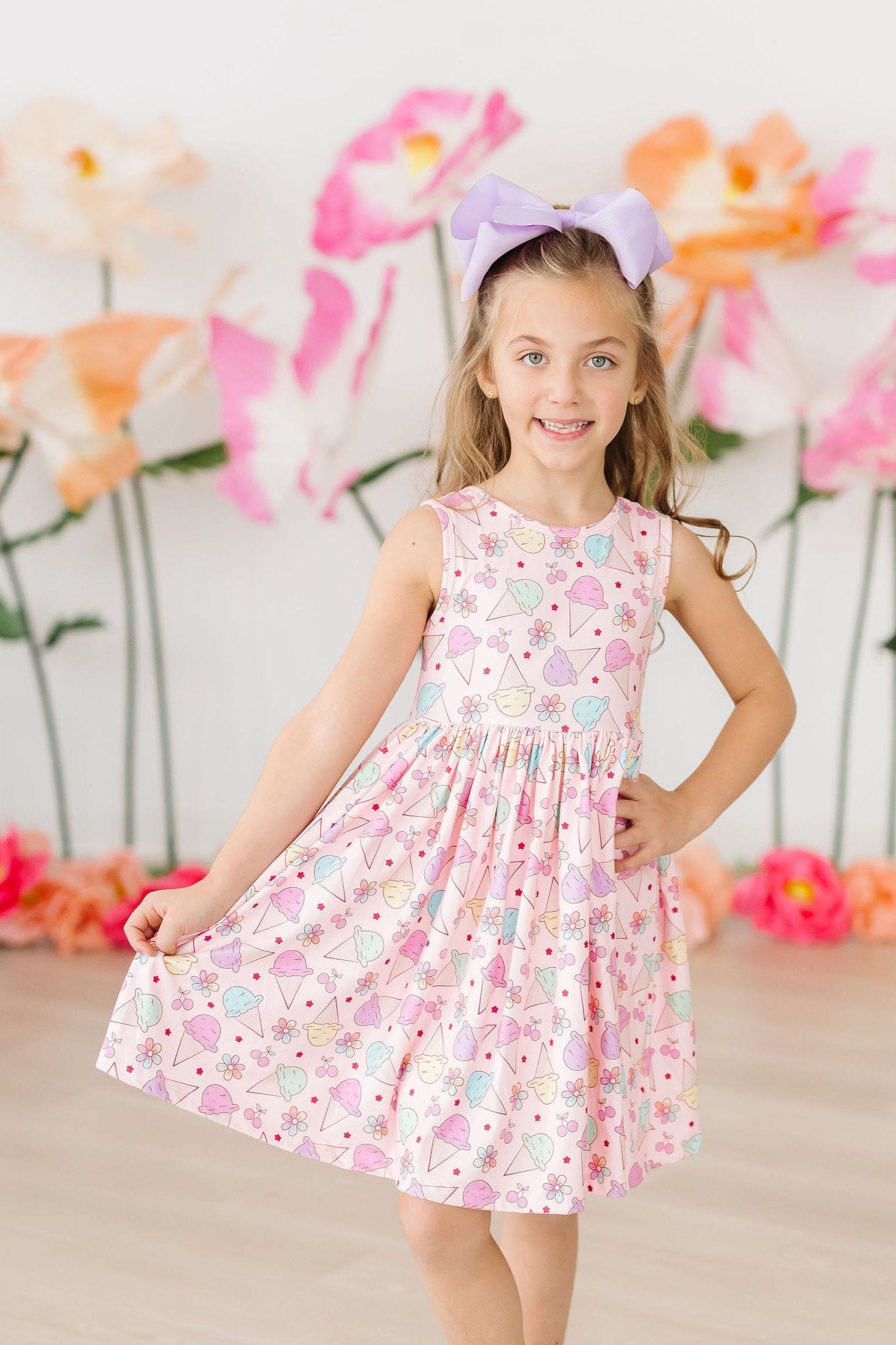 Ice Cream & Shout Tank Twirl Dress-Mila & Rose ®