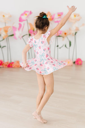 Berry Picnic S/S Twirl Leotard-Mila & Rose ®