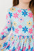 Crazy Daisy 3/4 Sleeve Pocket Twirl Dress-Mila & Rose ®