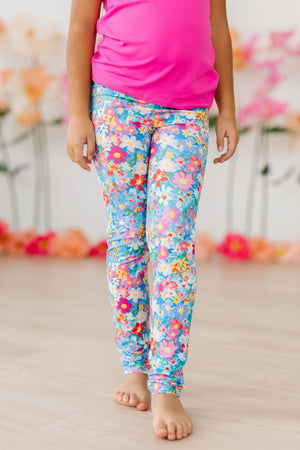 Preppy Floral Leggings-Mila & Rose ®