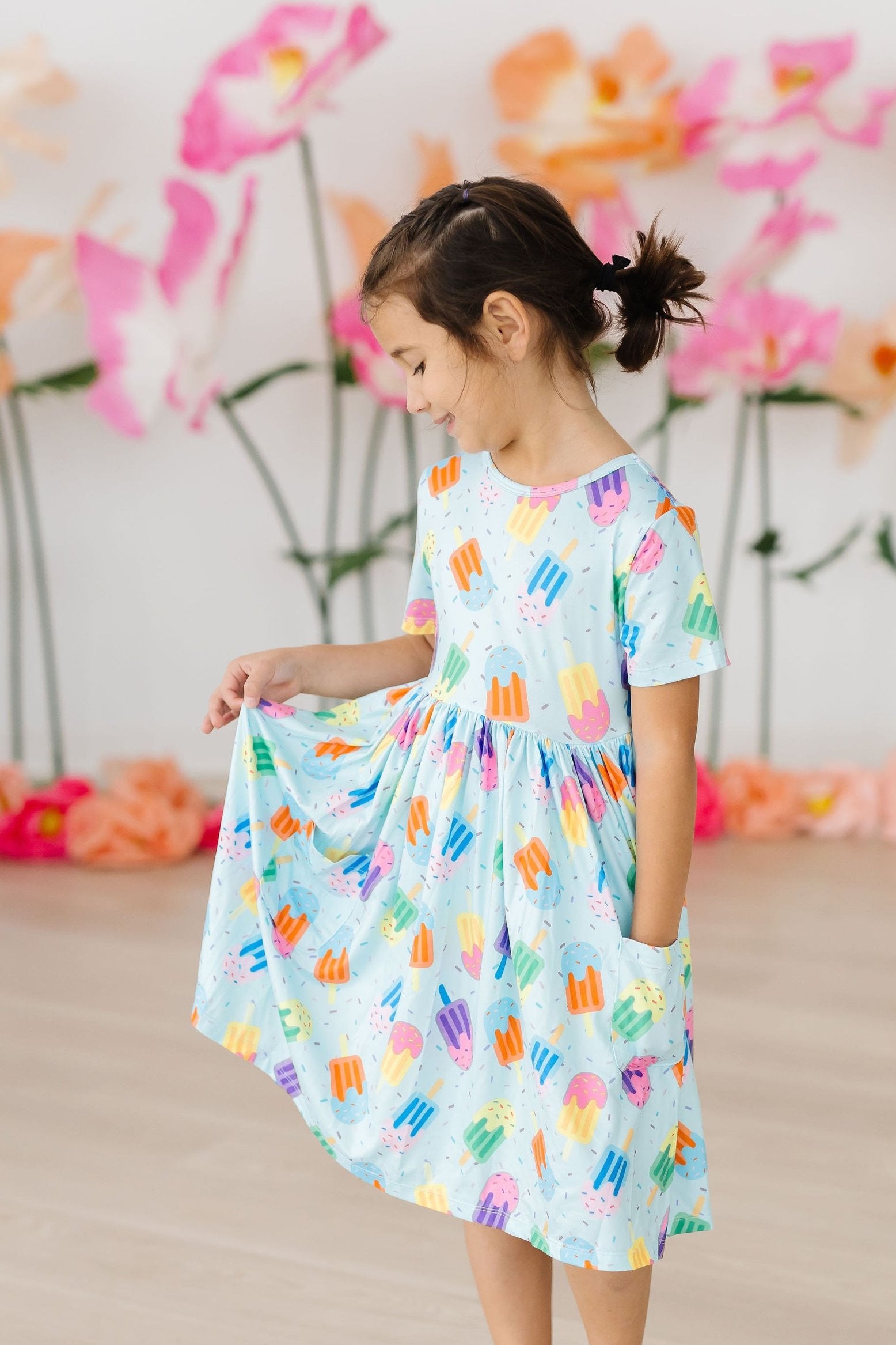 Sweet Treat S/S Pocket Twirl Dress-Mila & Rose ®